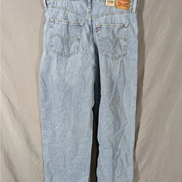 Levis Jeans Women High Waisted Straight Blue 32x29 Ladies Levi Strauss Hemp - Picture 7 of 15